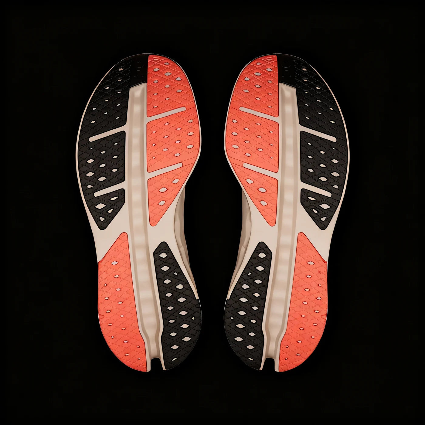 Performance Running Shoe — Ivory Salmon