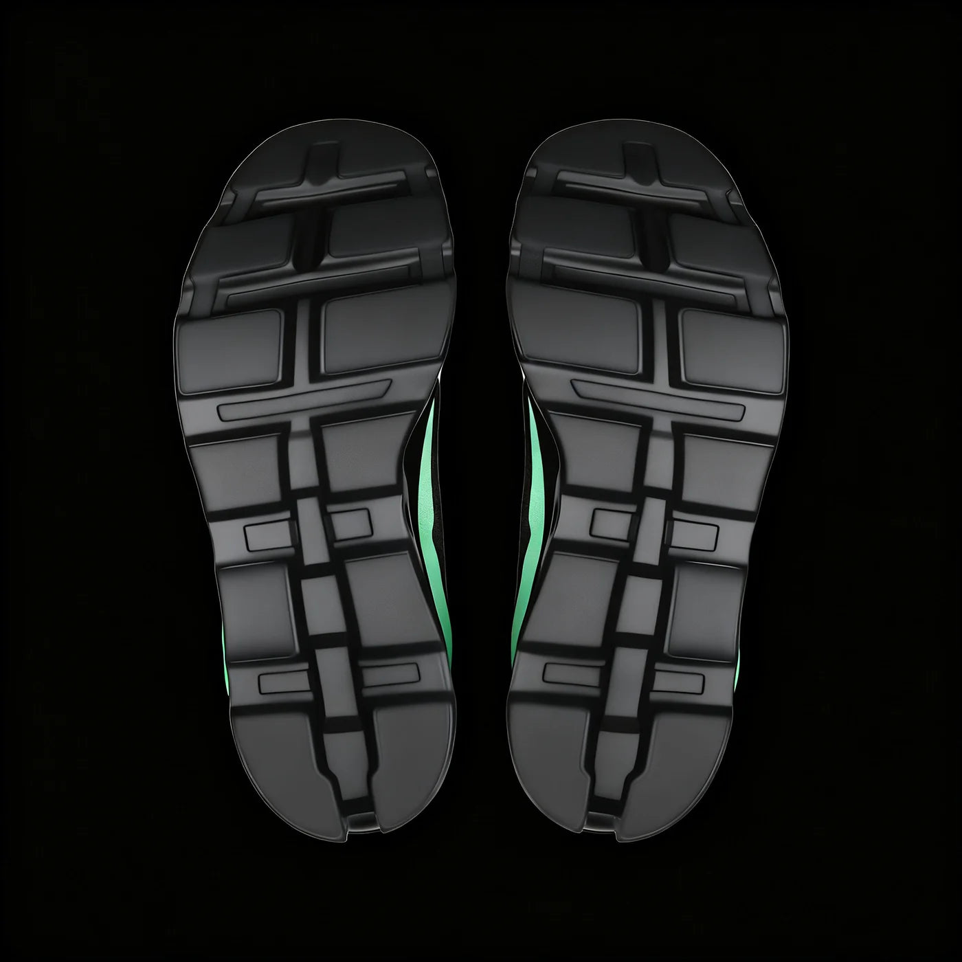 Performance Running Shoe — Black Glacier
