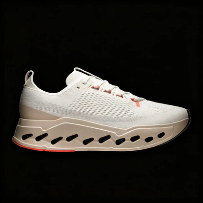 Performance Running Shoe — Ivory Salmon