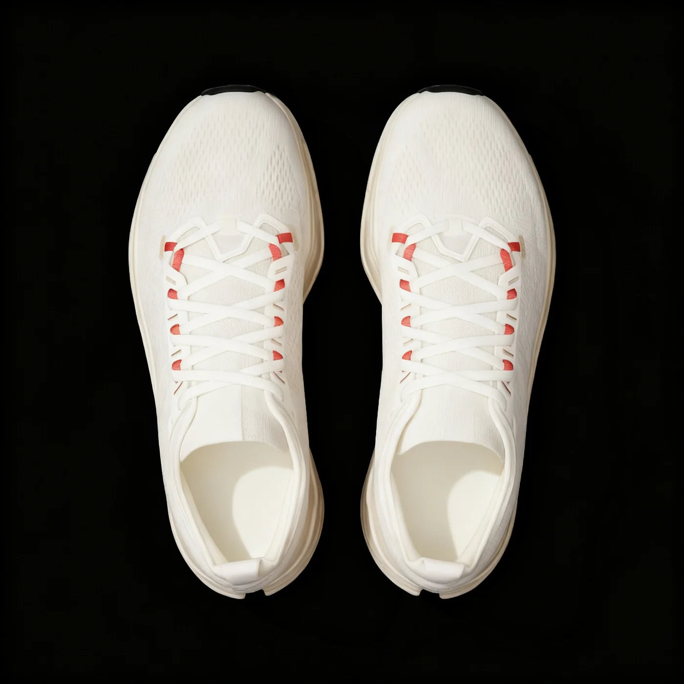 Performance Running Shoe — Ivory Salmon