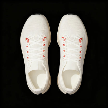 Performance Running Shoe — Ivory Salmon