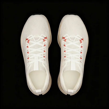Performance Running Shoe — Ivory Salmon