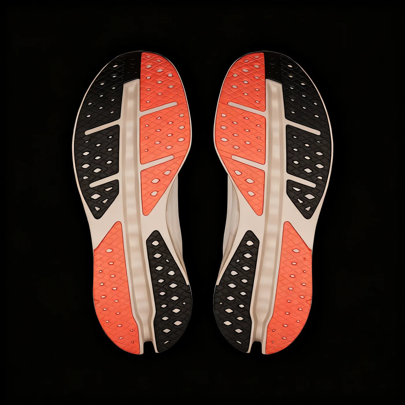 Performance Running Shoe — Ivory Salmon