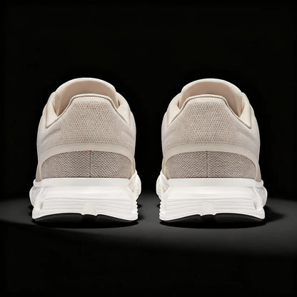 Comfort Running Shoe — Pearl White