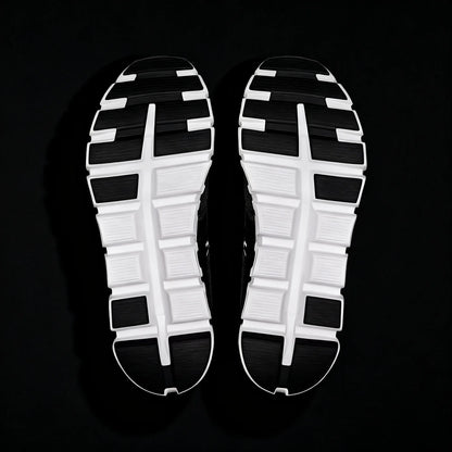 Performance Running Shoe — Black White