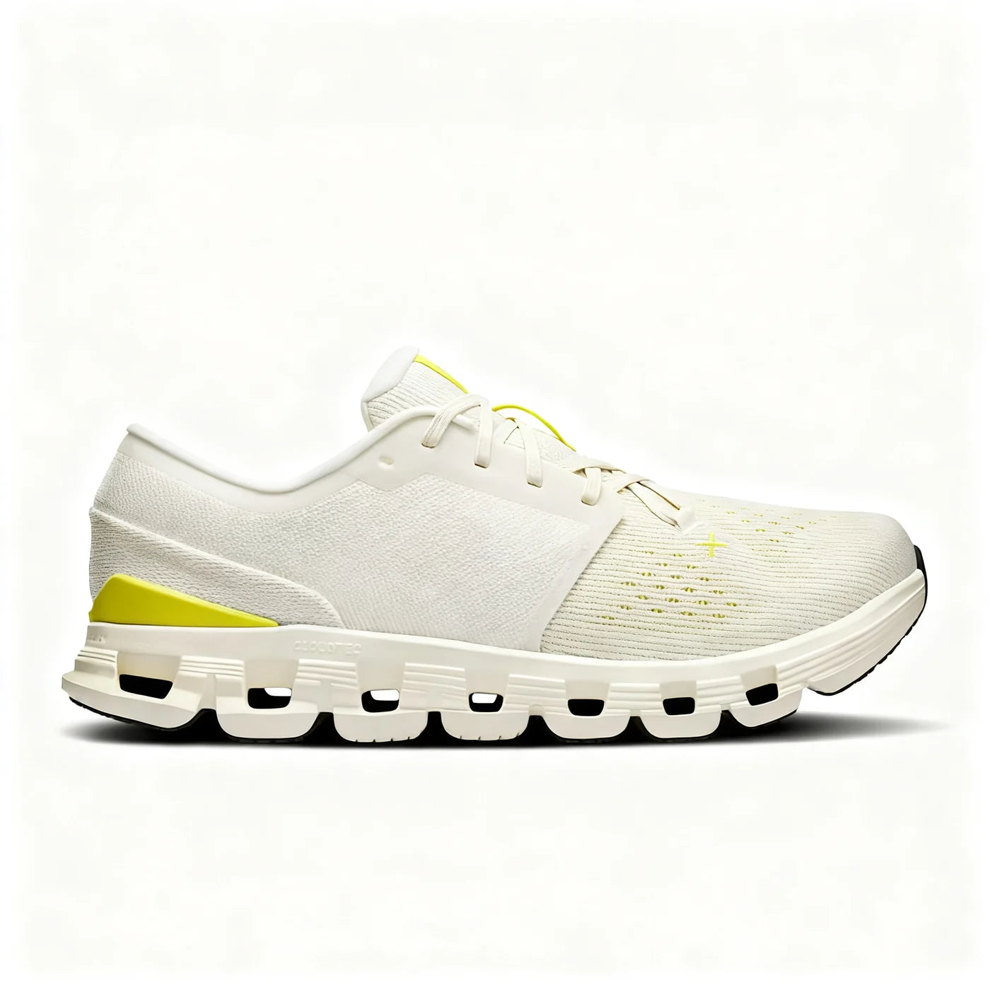 Performance Running Shoe — Ivory Lime