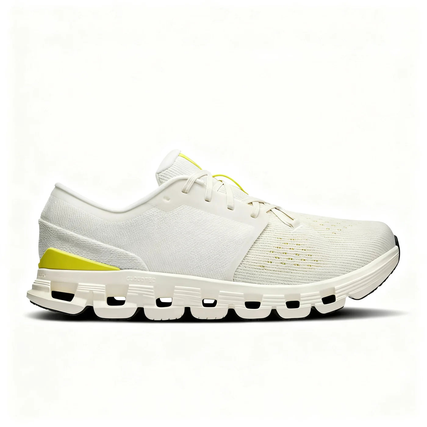 Performance Running Shoe — Ivory Lime