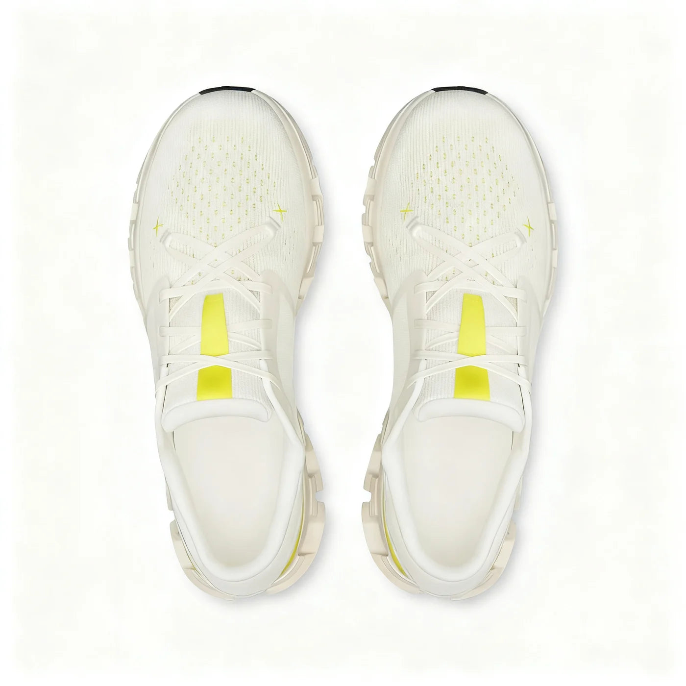 Performance Running Shoe — Ivory Lime